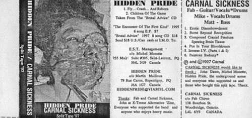 Hidden Pride : Hidden Pride - Carnal Sickness Hidden Pride : Hidden Pride - Carnal Sickness